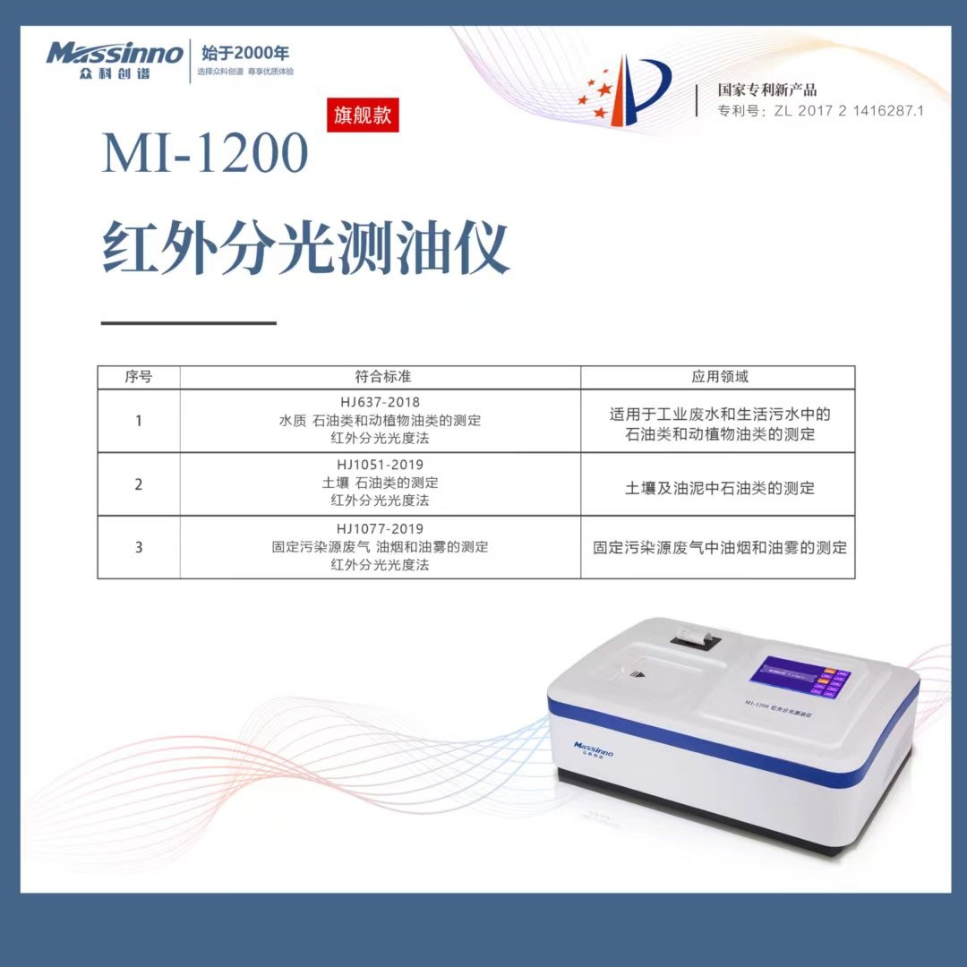 众科创谱水中油测定仪 MI-1200