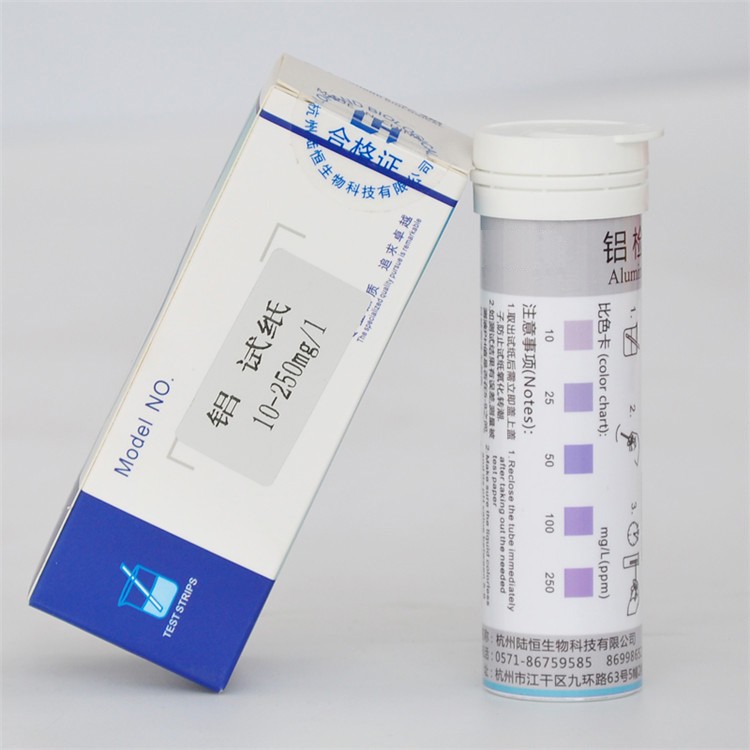 陆恒铝检测试纸 10-250mg/L