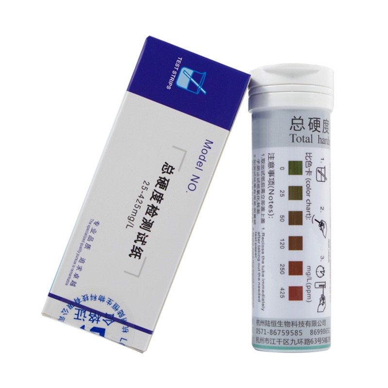 陆恒总硬度检测试纸 0-425mg/L
